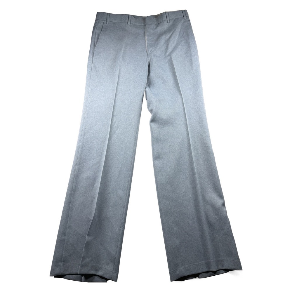 Levi's Action Slacks Mens 36 Blue Gray STA-PREST Flat Front Dress Pants